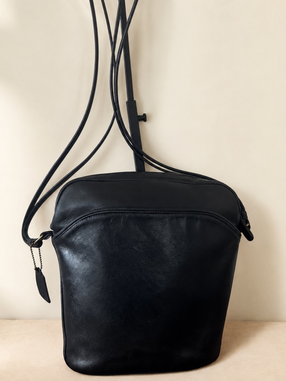 Rare Vintage Coach Gallery Bag 4028 Black Leather Shoulder Crossbody USA